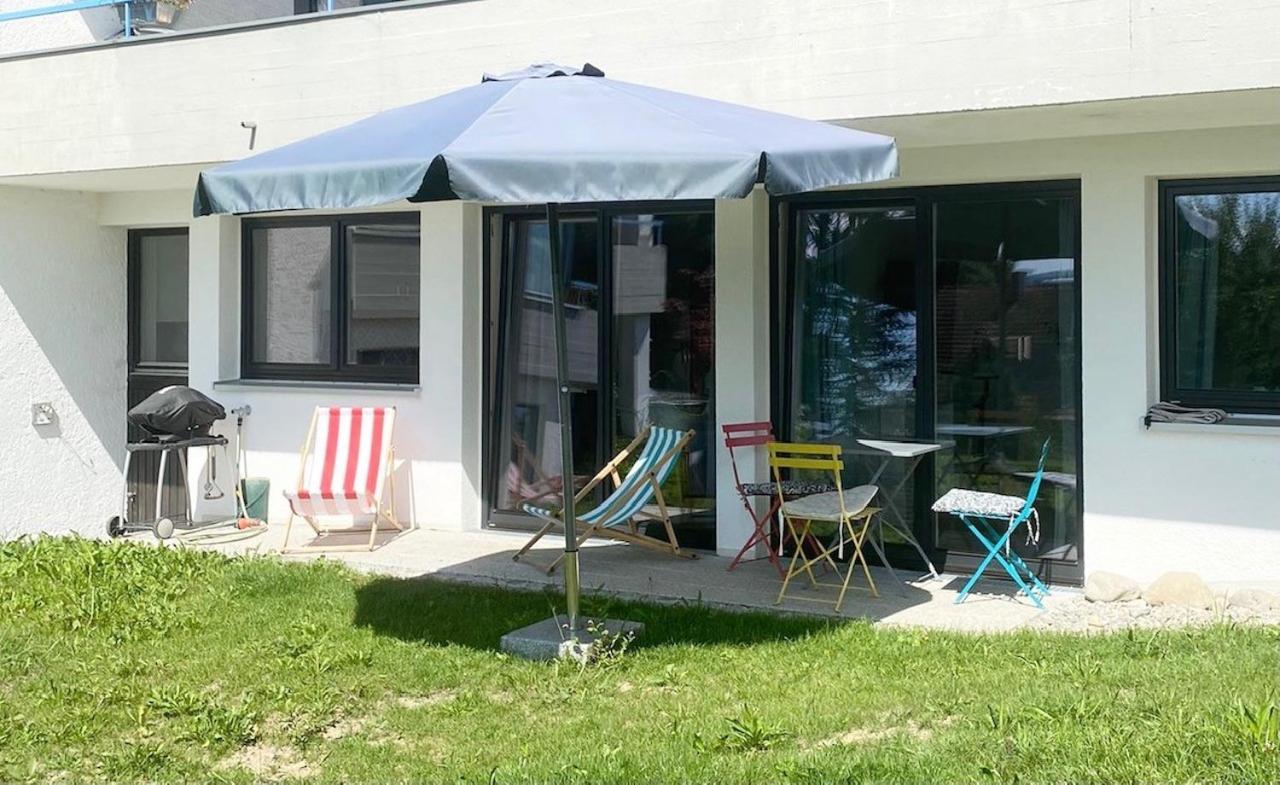 Ferienwohnung Mit Traumblick Und Grossem Garten Lindenberg im Allgäu Exterior foto
